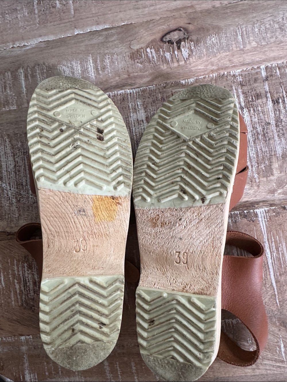 Free People Lottas Leather Clogs Size 39 - Picture 5 of 8
